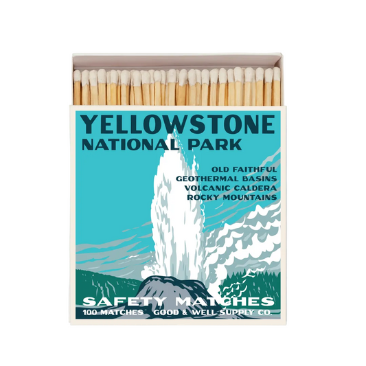 Yellowstone Vintage National Park Cabin Matches