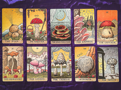 THE MUSHROOM HUNTER'S ARCANUM: A Tarot Deck for Mushroom Hunters