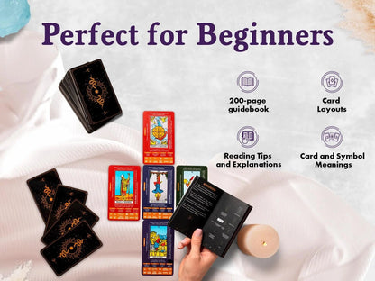Learning Tarot Deck (200-Page Guide)