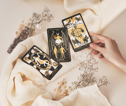 Gold Tarot Deck