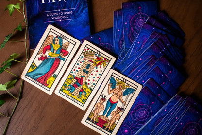 Tarot Book & Card Deck: Includes a 78-Card Marseilles Deck and a 160-Page Illustrated Book (Sirius Oracle Kits)