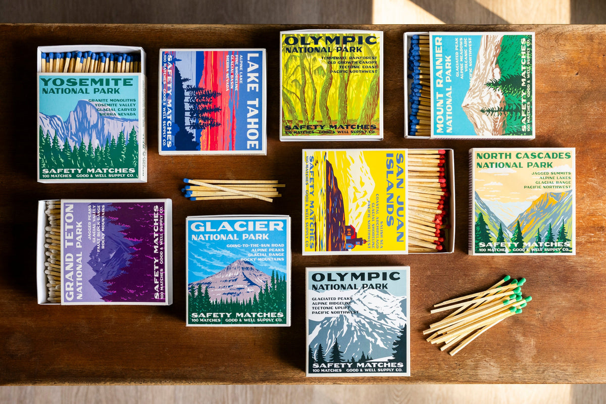 Yosemite Vintage National Park Cabin Matches