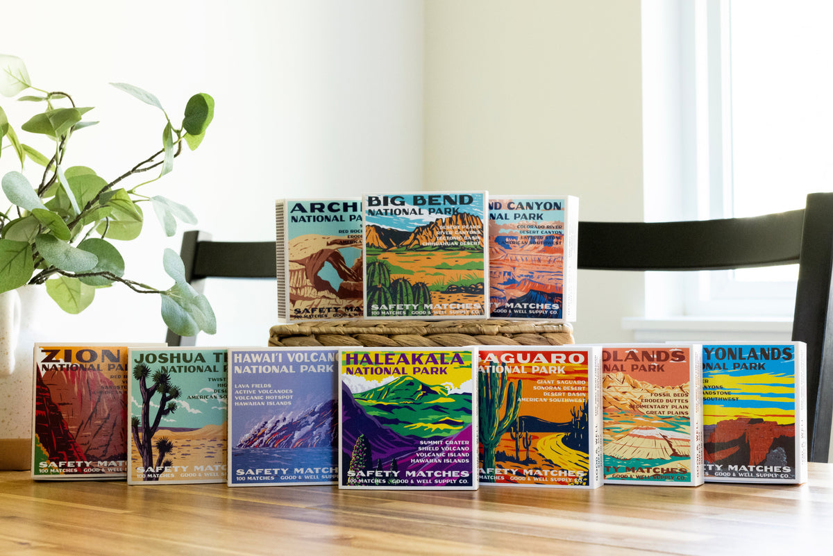 Big Bend Vintage National Park Cabin Matches