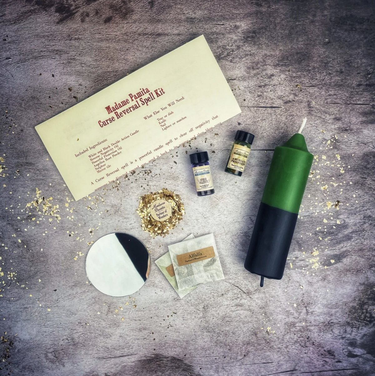 Curse Reversal Candle Spell Kit - Break Curses & Send Negativity Back