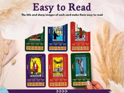 Learning Tarot Deck (200-Page Guide)
