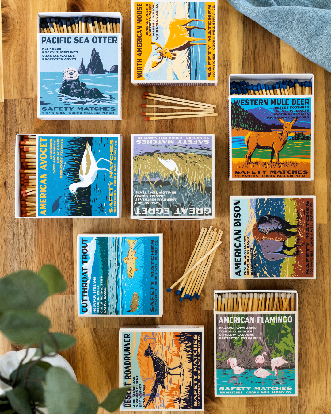 Great Egret Cabin Matches