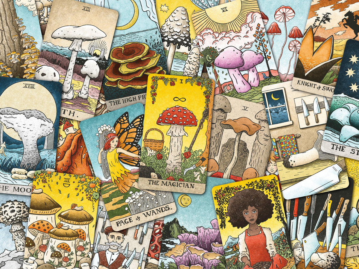 THE MUSHROOM HUNTER'S ARCANUM: A Tarot Deck for Mushroom Hunters