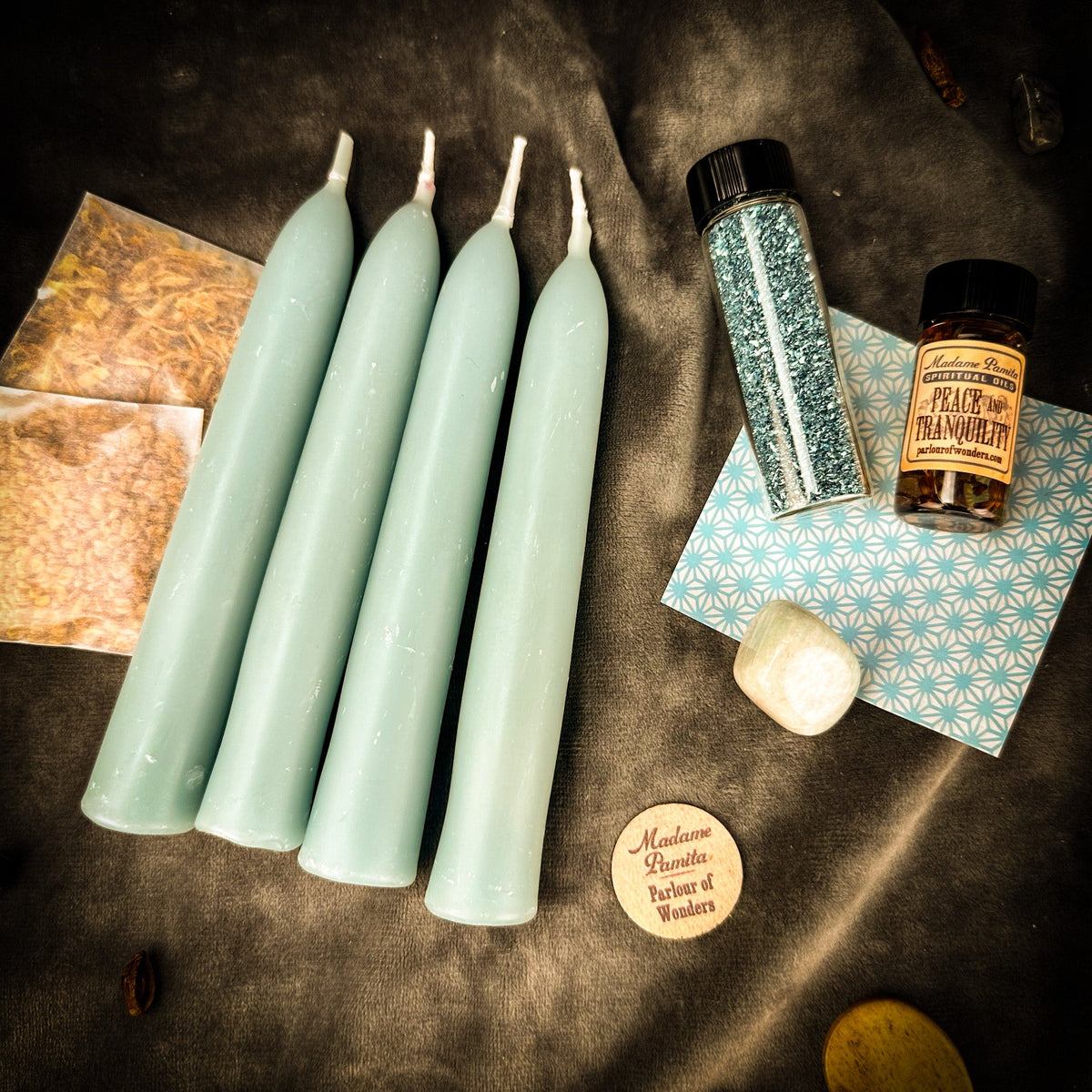 Tranquility Spell Booster Pack - Add Peace to Any Candle Spell Kit