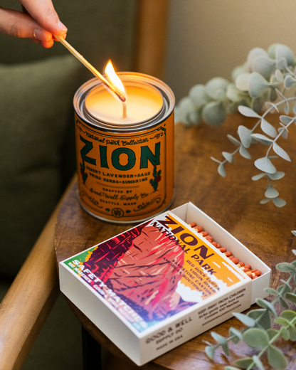 Zion Vintage National Park Cabin Matches
